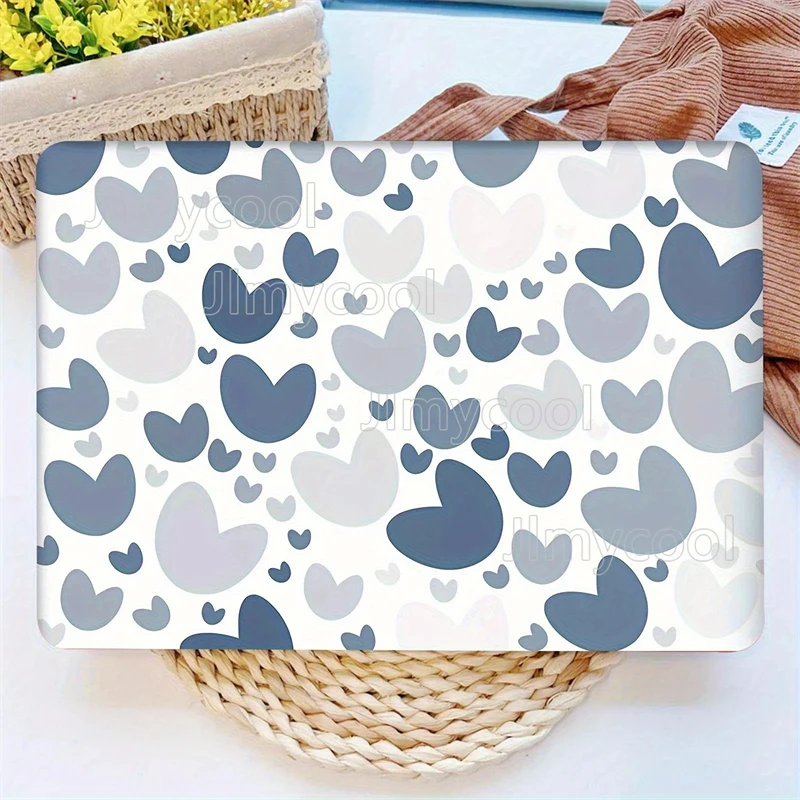 

Набор из 2 защитных пленок для ноутбуков с рисунком сердечного ритма, для ноутбуков с диагональю 12-15,6 дюймов, яркие самоклеящиеся съемные наклейки из ПВХ