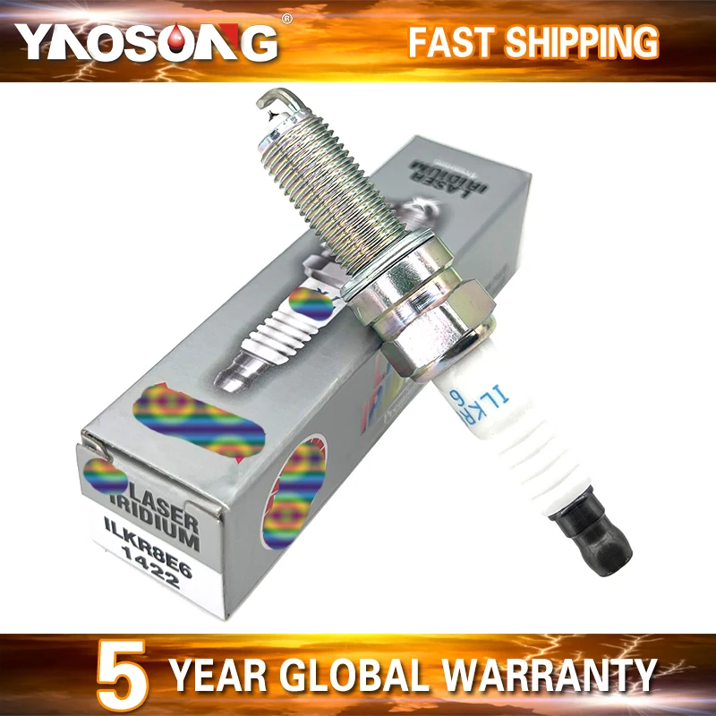 1X LASER IRIDIUM SPARK PLUGS FOR MITSUBISHI LANCER EVO 10 X 2008-2010 1422 ILKR8E6