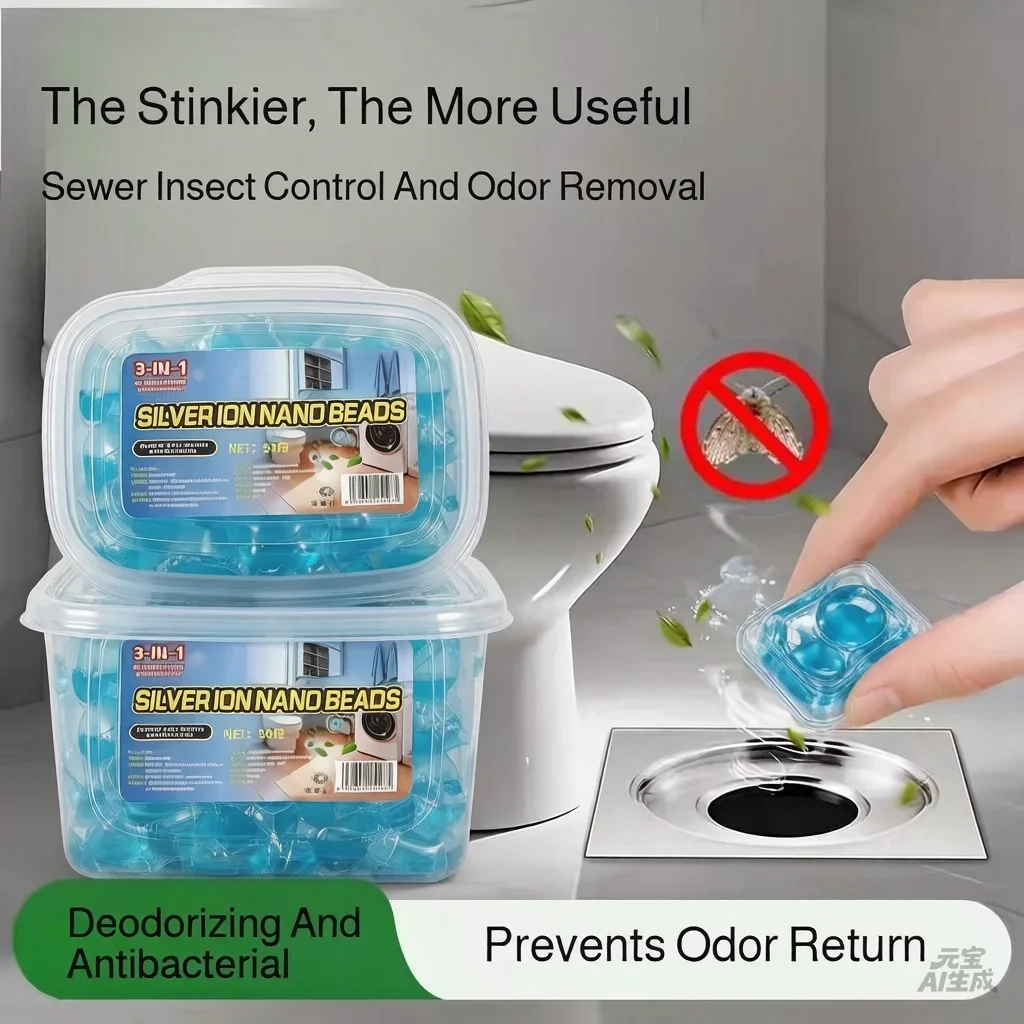 Odor Odor Removal Sewer Cleaner Scented Gel Airs Freshener For Sinks Drains Gel Water Film Soluble In Water For Kitchen For Bathroom - Aliexpress Deal