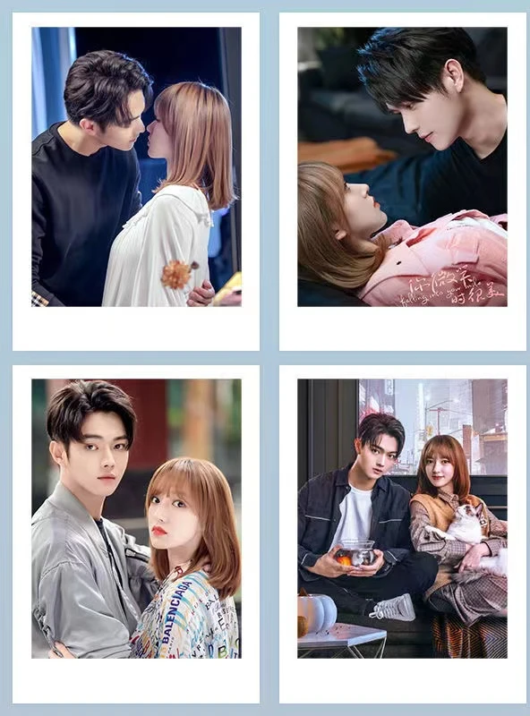 30/50PC No Repeat Xu Kai Cheng Xiao HD Poster Lomo Card Pai Li De TV Falling Into Your Smile Drama Stills 3 Inch Small Cards