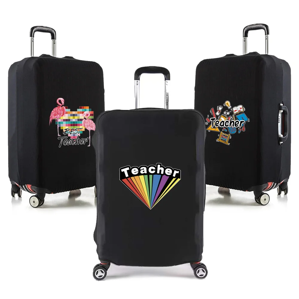 

Trolley Box Cover Teacher Printing Series Thick Elastic Luggage Cover Protector 18-32inch Wear Resistant Multiple Style Options