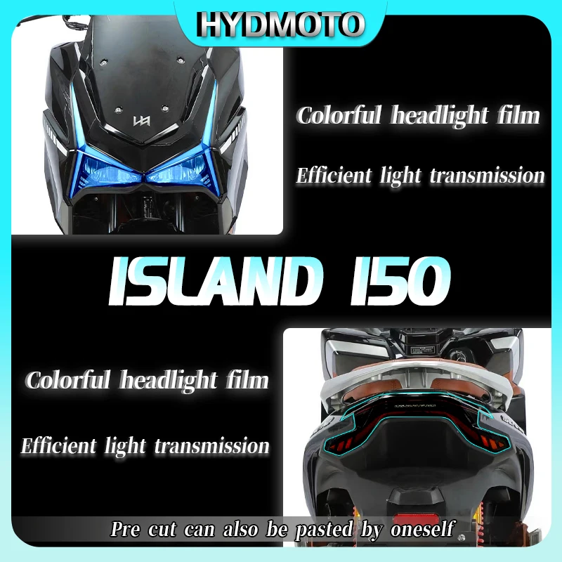 For LETBE ISLAND 150 island150 2024 headlights tail light film instrument panel protective stickers film motorcycle accessories