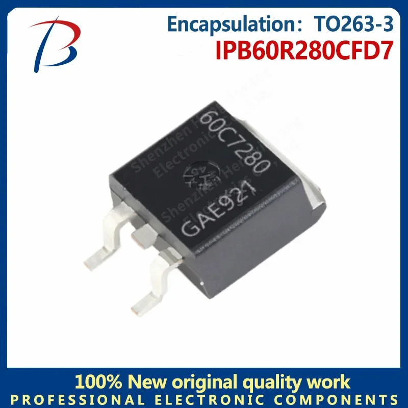 1PCS BHT IPB60R280CFD7 package TO263-3 N-channel 600V 90A FET MOS tube