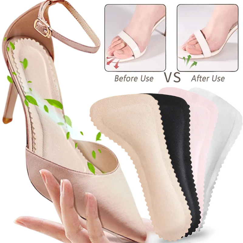 

Women High-heel Shoes Insoles Non-slip Self-Adhesive Absorb Sweat Pads Comfort Breathable Massage Sandals Shoe Pad Leather Cloak