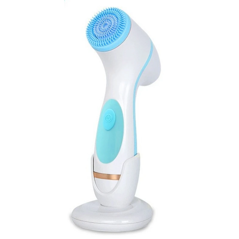 2026 New model electric facial cleanser, household facial brush, ultrasonic facial cleanser, silicone waterproof cleaning