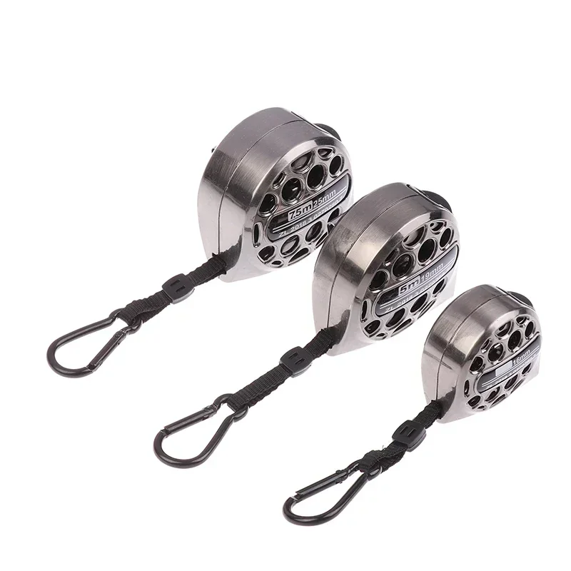 

3/5/7,5 м метрическая рулетка из нержавеющей стали, антикоррозийная выдвижная метрическая линейка, полый дизайн, измерительный инструмент для деревообработки