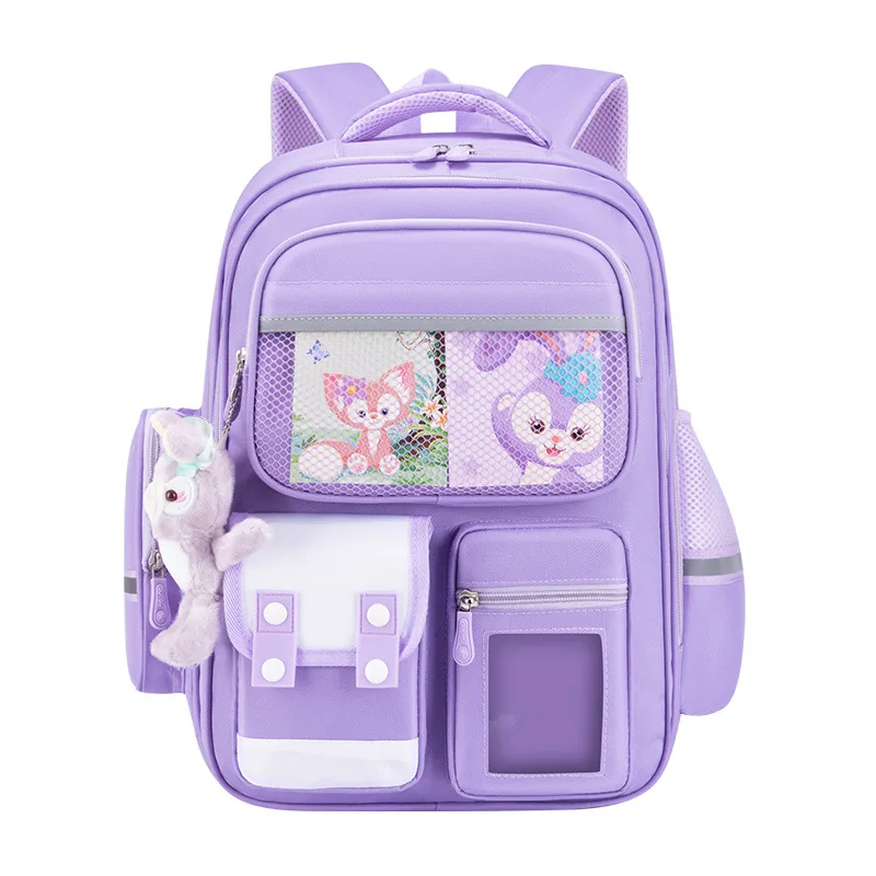 Waterproof Children Backpack Bag 1-5 Grade Cute Colorful 2024 New School Backpack Boy Girls Schoolbags Children Book Bag