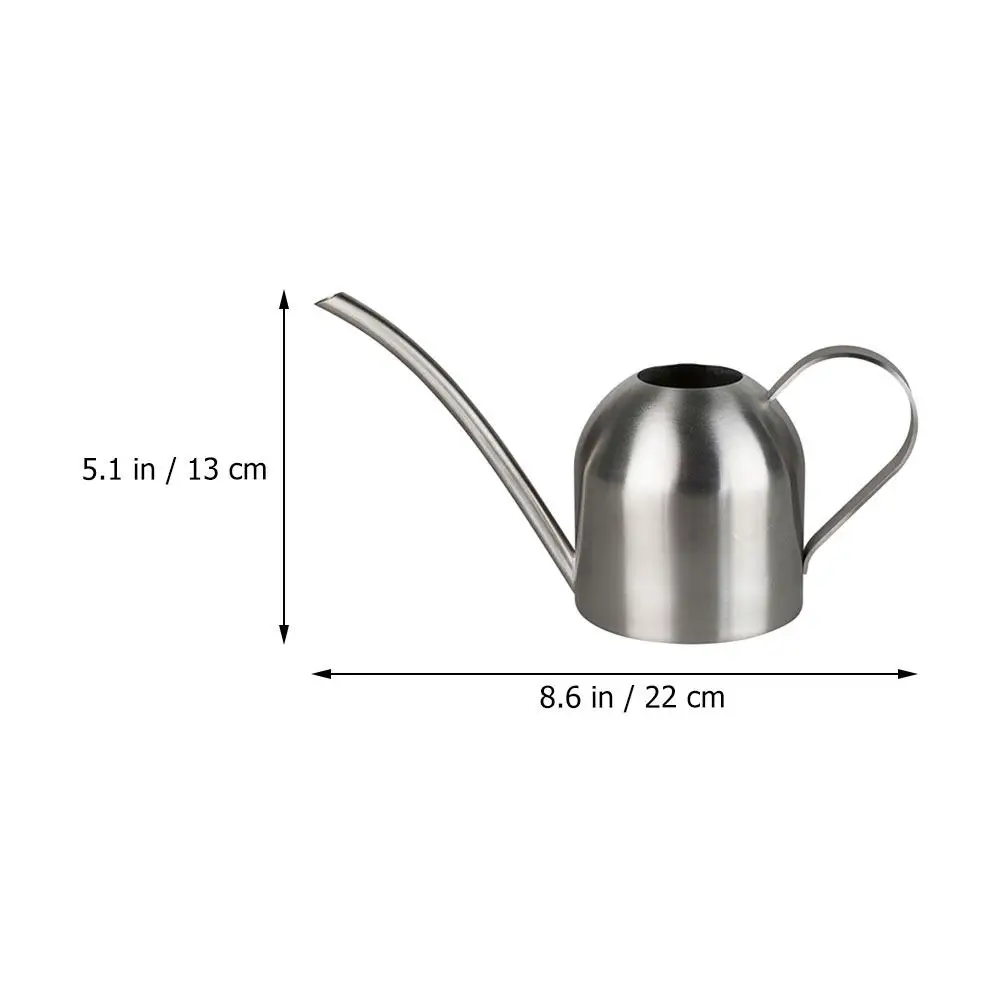 1Pcs Household Gardening Sprayer Silver Long Nose Watering Can for Plant Flower Care Outdoor Use Watering Can Spraying Bottle view 6