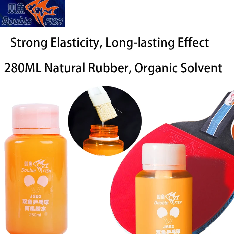 DOUBLE FISH 280ML Table Tennis Speed Glue Professional Organic Glue PingPong Rubber Adhesive Booster Pingpong Rubber Sponge Glue