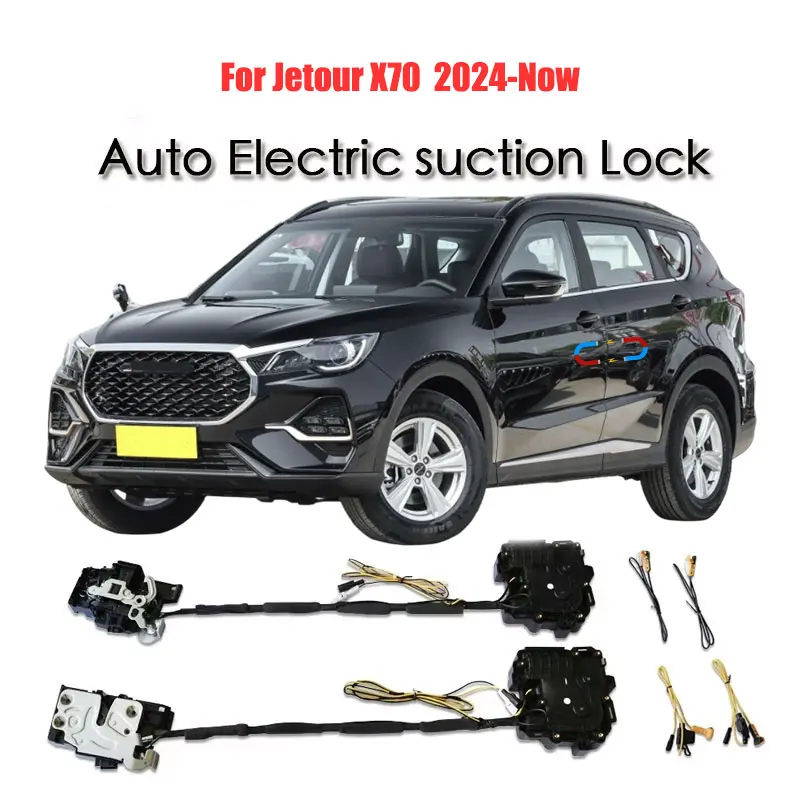 

For Jetour X70 2024-Now Car Soft Close Door Latch Pass Lock Actuator Auto Electric Absorption Suction Silence Closer