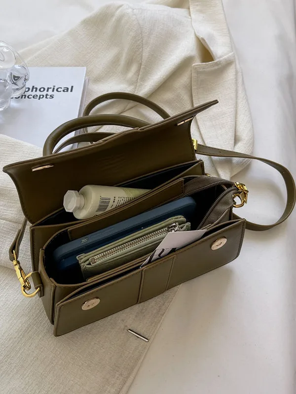 

Faionable Versatile Small Square Handbag Women's Crossbody Bag Simple Ele 2025 New Sle ular Online Exclusive
