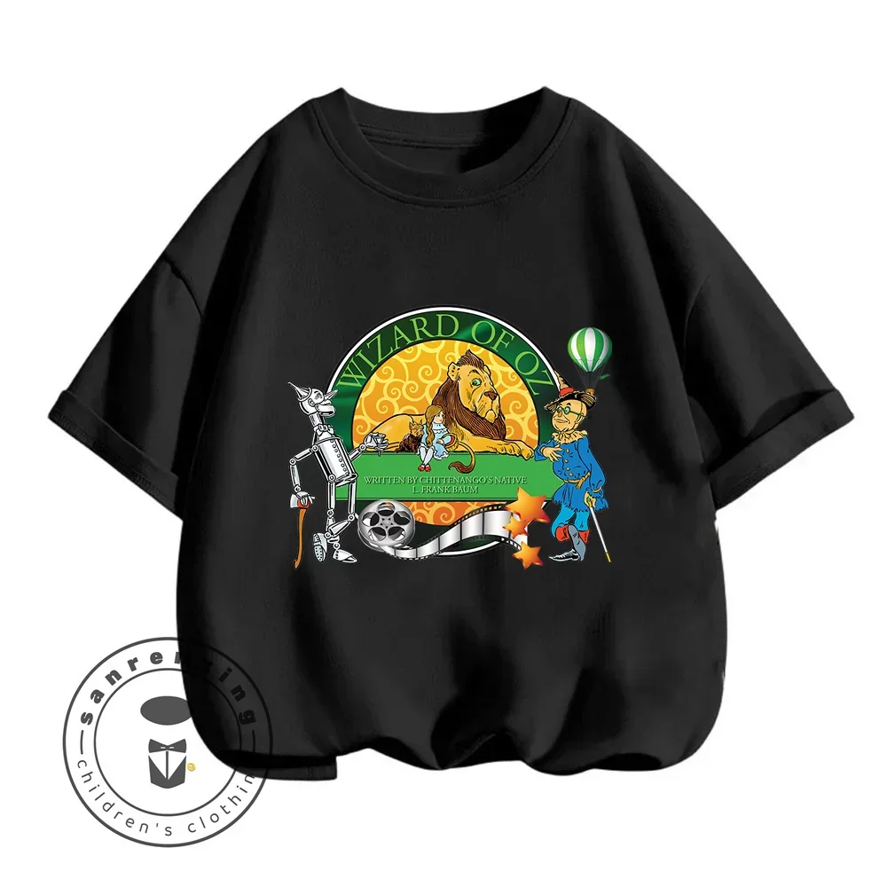 Journey Oz in Comfort t-shirt estive per bambini mago di Oz abbigliamento a tema disegni giocosi che li mantengono felici tutta l\'estate