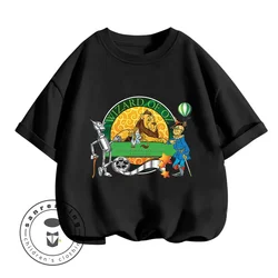 Journey Oz in Comfort t-shirt estive per bambini mago di Oz abbigliamento a tema disegni giocosi che li mantengono felici tutta l'estate