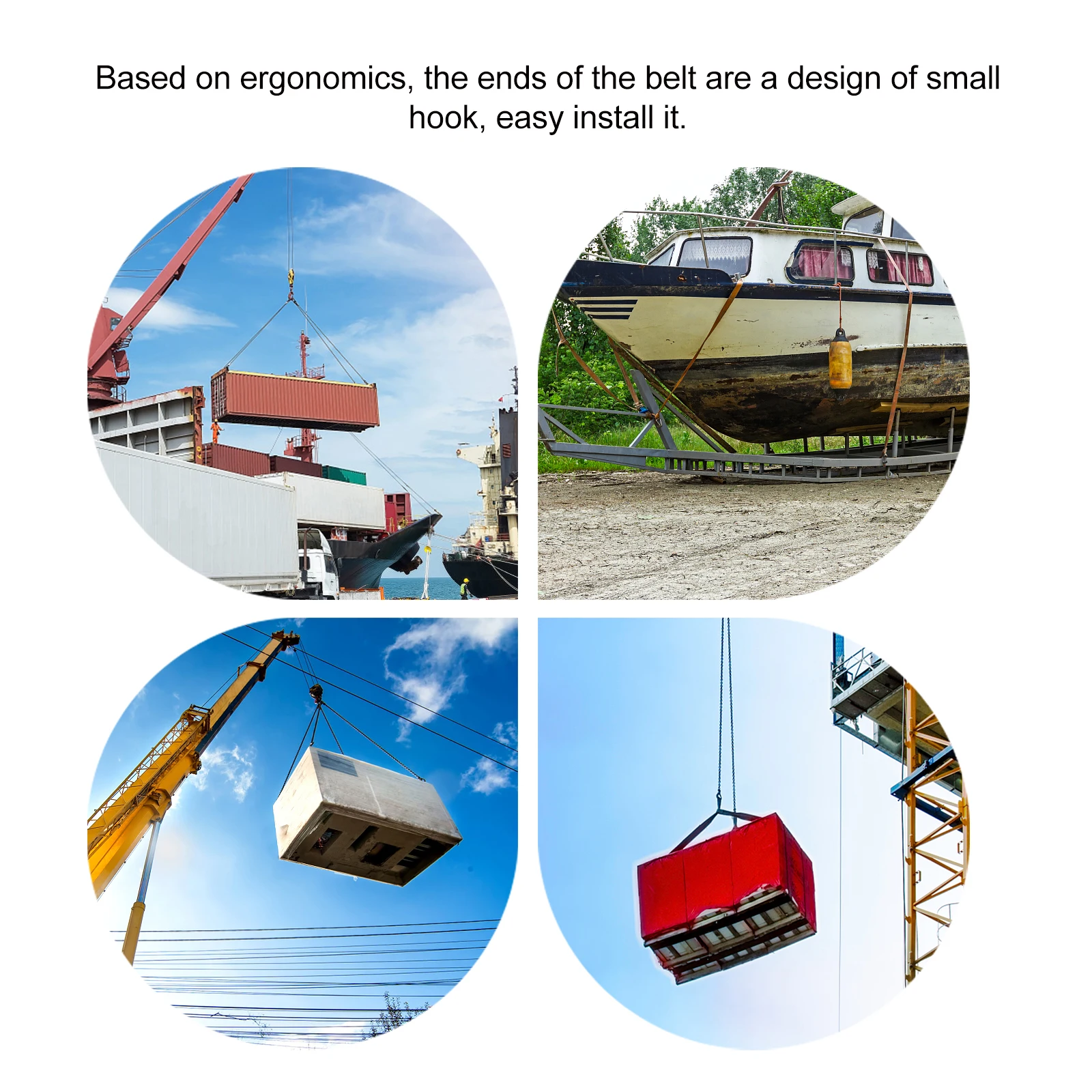 

6-шт. Ремень для багажа. Нейлоновые крепления. Сверхмощный плотный ремень. Крепление груза.