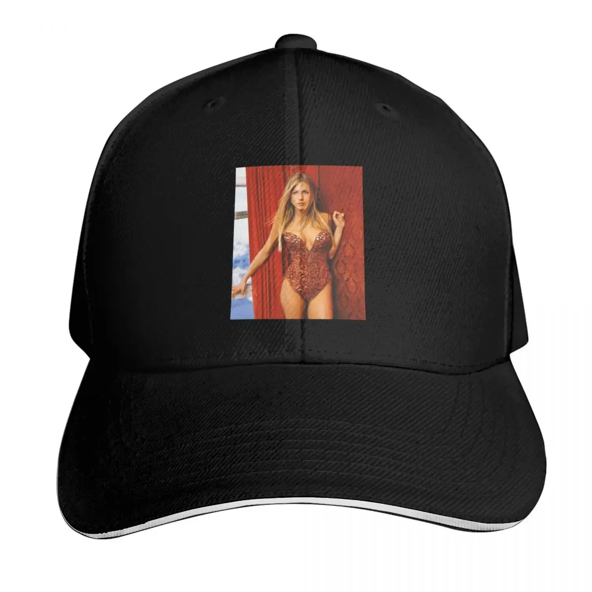 Jennifer Aniston Poster Baseball Cap Bobble Hat black fashionable Icon Women Men's