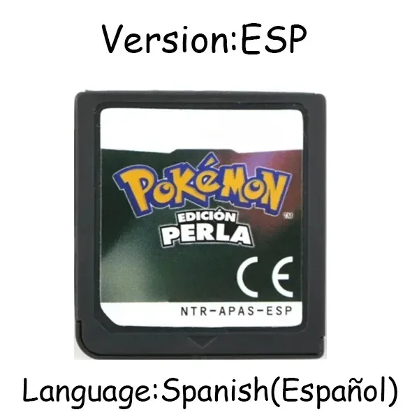 Pokemon Series DS Game Cartridge Video Game Console Card HeartGold SoulSilver Diamond Platinum Pearl Meertalig voor NDS 3DS