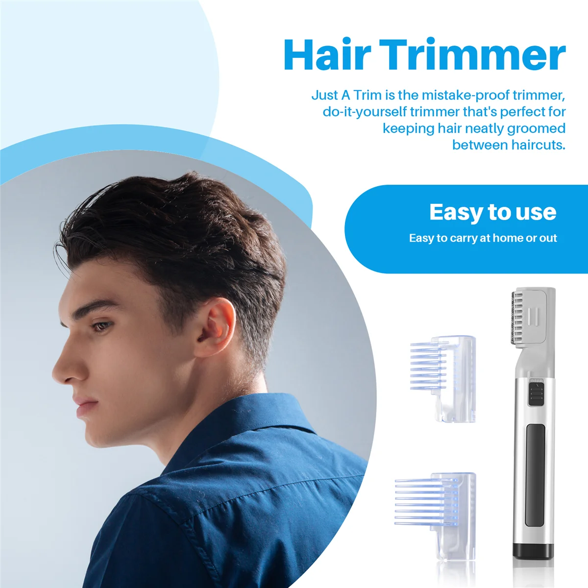 Hair Trimmer Just a Trim No Mistakes Look Sharp B/w Hair Cuts New