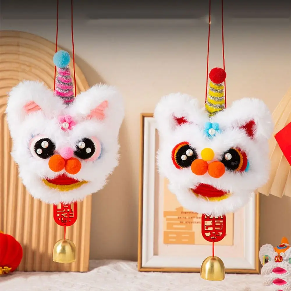 

Material Package DIY Lion Dance Toy Iron Wire Strip Stick Blessing Handmade Plush New Year Craft Twist Wire Snake Shape