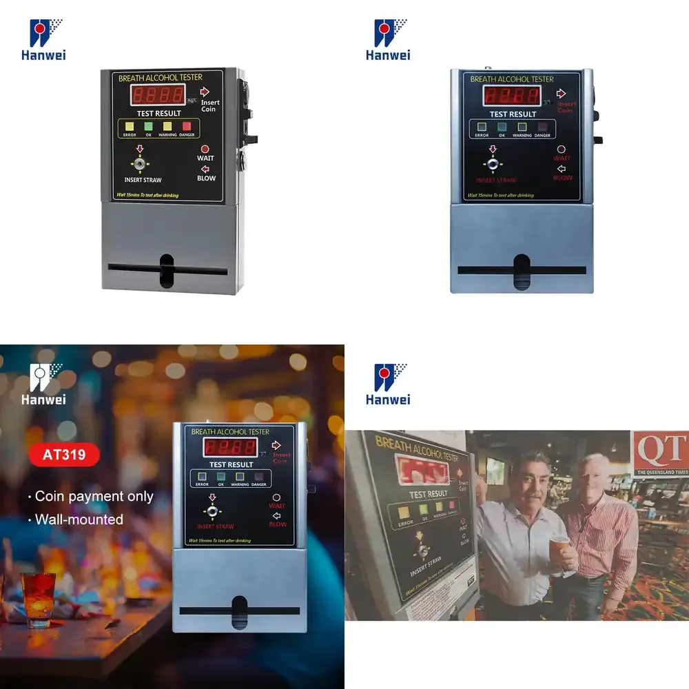 

Wall Mount Quick Screening Tester for Fuel Cell Detection for Coin Recognition 200 Types Breathalyzer