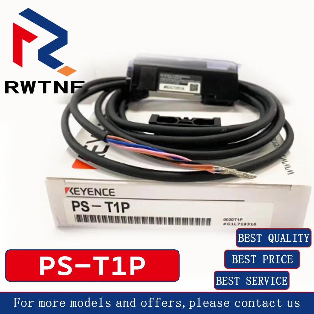 Brand New Genuine PS-T1P KEYENCE NPN cable fiber optic switch amplifier sensor