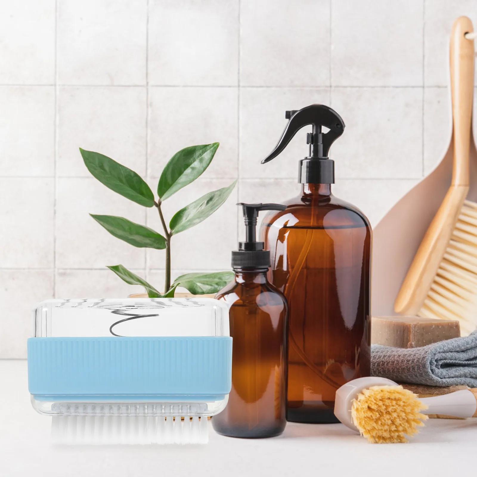 Multi-Functional Foaming Soap Box with Brush Roller Sturdy Soap Holder Locking Mechanism Rich Lather Creation Easy Clean