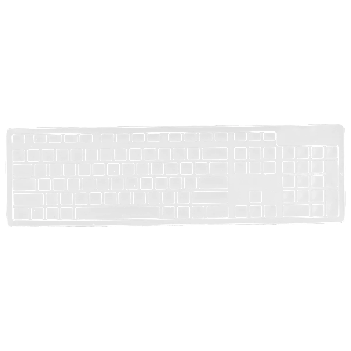 

Keyboard Protective Film Transparent Grid Ultra Thin Waterproof Dustproof Cover for KB216 Laptop Keyboards Silicone