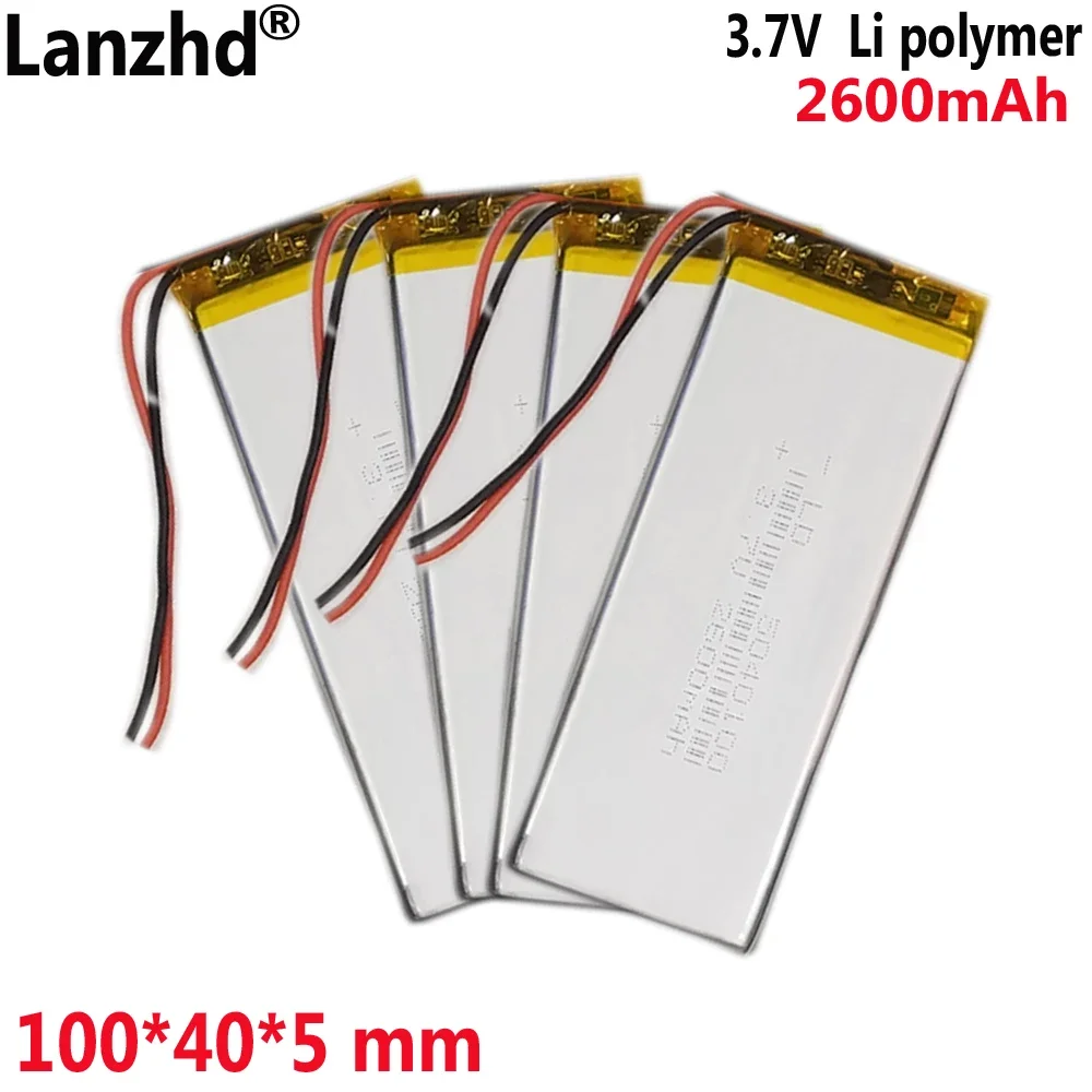 Batteria ai polimeri di Lipo da 3.7V 2600mAh per batteria della macchina per l\'apprendimento del computer tablet 5040100 4540100 5040105 5040110