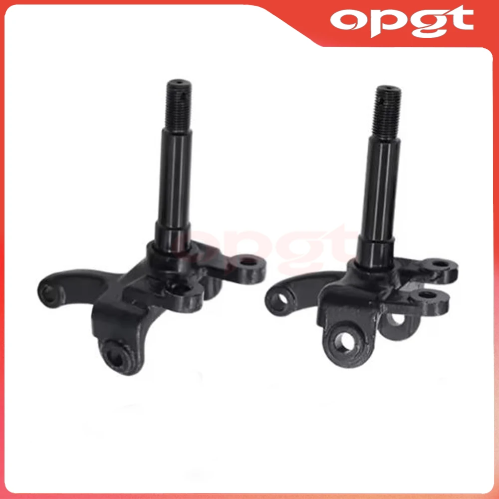 

OPGT 1Pair 17mm Steering Strut Knuckle Spindle Fit For China 50cc 70cc 110cc ATV Go Kart Buggy UTV Bike Disc Brake Wheel Hub Par