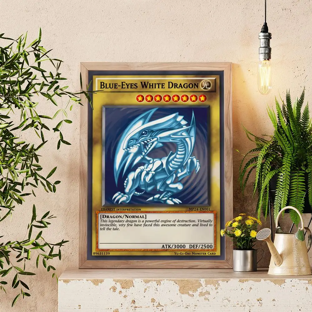 Poster Self-adhesive Art Waterproof Paper Sticker Coffee House Bar Room Anime Yu-Gi-Oh