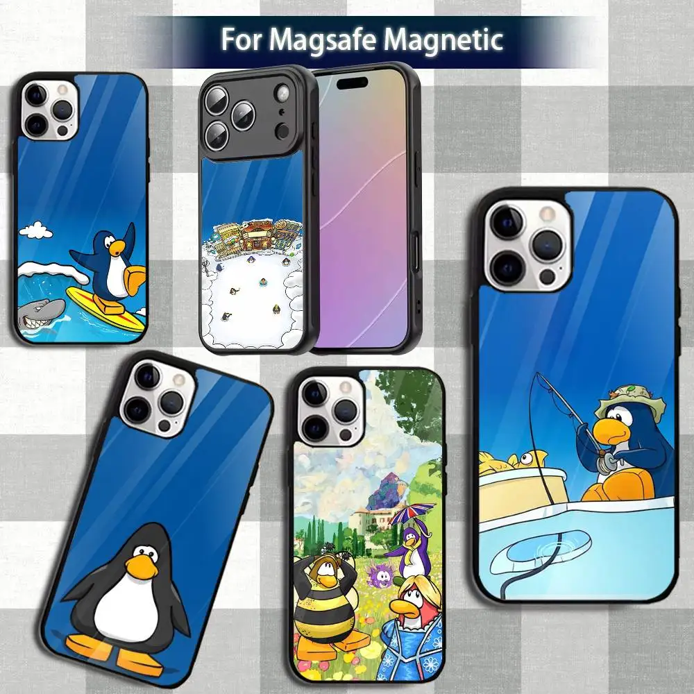 

ClubS Game Penguin-S Phone Case For iPhone 13,12,15,17,11,16,14,Pro,Max,Plus,Mini,Magsafe,Magnetic Wireless Charging Case