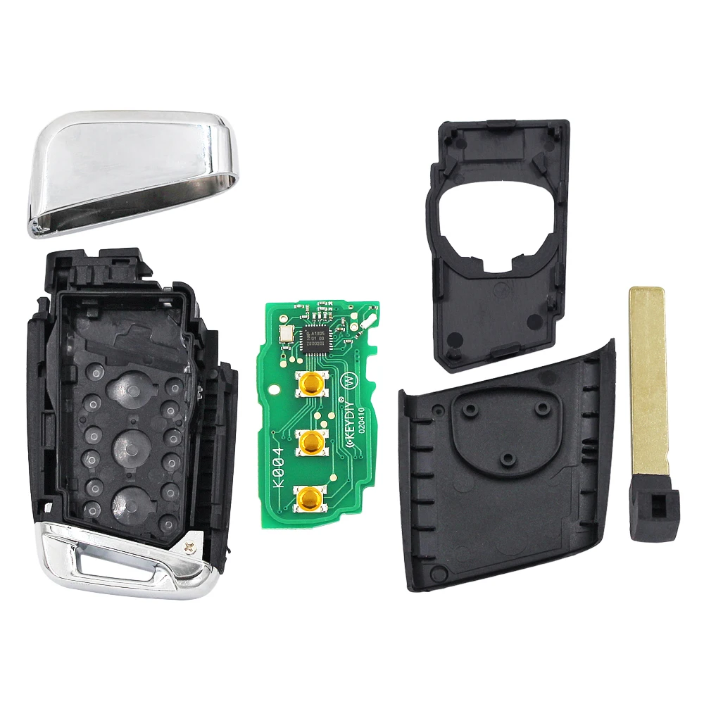 KEYDIY ZB17 Universal KD Smart Key 3 Buttons ZB Series Keyless Go Car Remote Control Key Fob for KD-X2 KD MAX Key Programmer