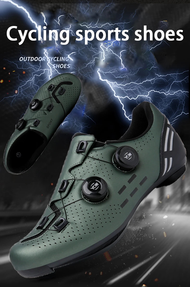 Professionelle Radfahren Schuhe Rennrad Männer Racing Wettbewerb Self-Locking Geschwindigkeit Fahrrad Turnschuhe Frauen SPD Stollen Radfahren Schuhe – Detail 2