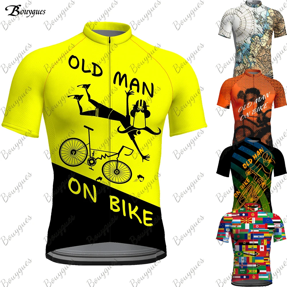 2023 Cycling Jersey Men MTB Maillot Shirts Bicycle Clothing Mountain Bike Men\'s T-Shirt Wear Summer Outfit Clothes Jumper