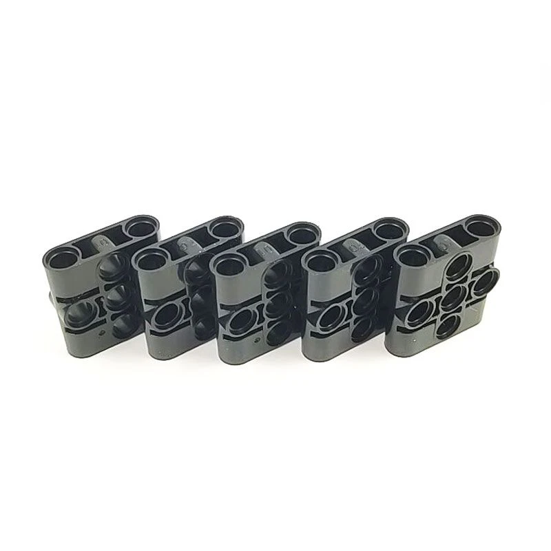 10pcs Building Block High-tech Parts Bolt Connector 3x3 with Holes  Compatible with Lego Moc Accessories 39793