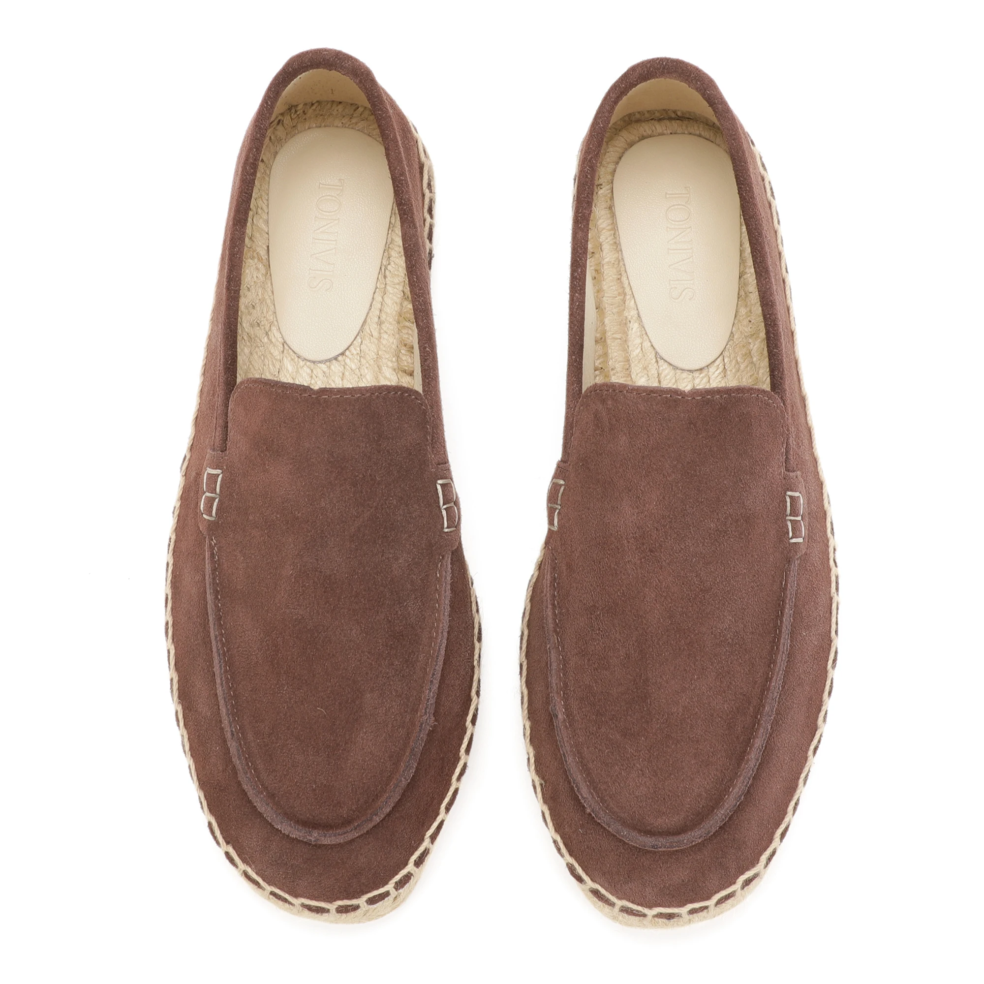 

2026 New Trendy Brand Genuine Leather Suede Loafers Men's Summer Breathable Slip-On Fisherman Shoes Lazy Person Footwear