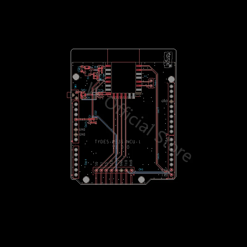 Tuya WB3S Development Board WB3S Module Wi-Fi MCU communication board