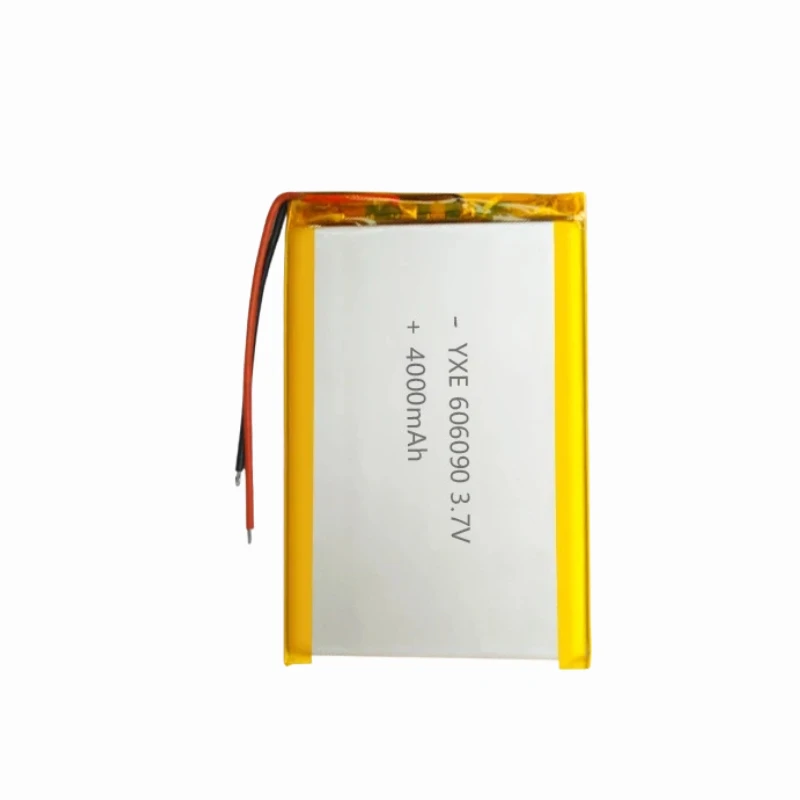 606090 3.7V 4000mAh Li-Po Rechargeable Battery JST PH2.0 Plug High Capacity for Camera GPS Navigator MP5 Headset