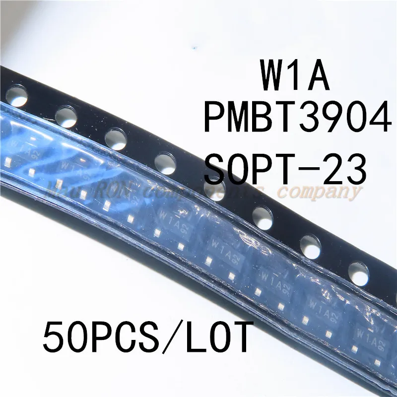 50PCS/LOT Patch Transistor PMBT3904 SMD SOT23 Silkscreen: T1A / W1A  New spot Quality Assurance