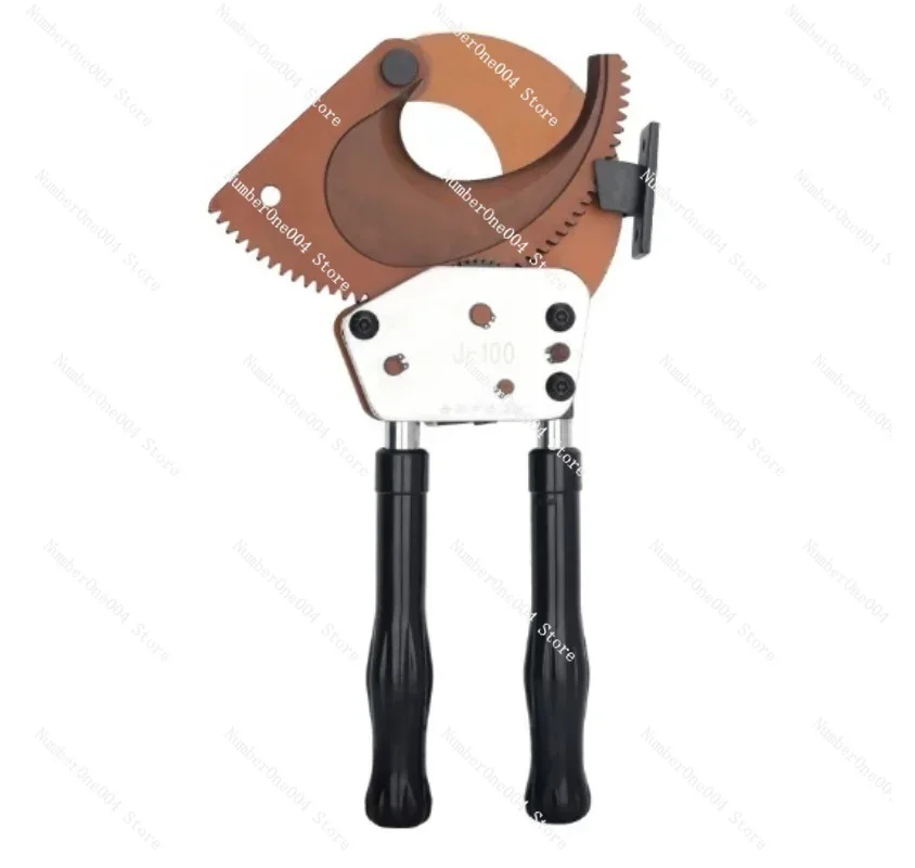 Manual Ratchet Cable Cutter, Gear Type Shear for Steel Strand & Wire Cutting J40