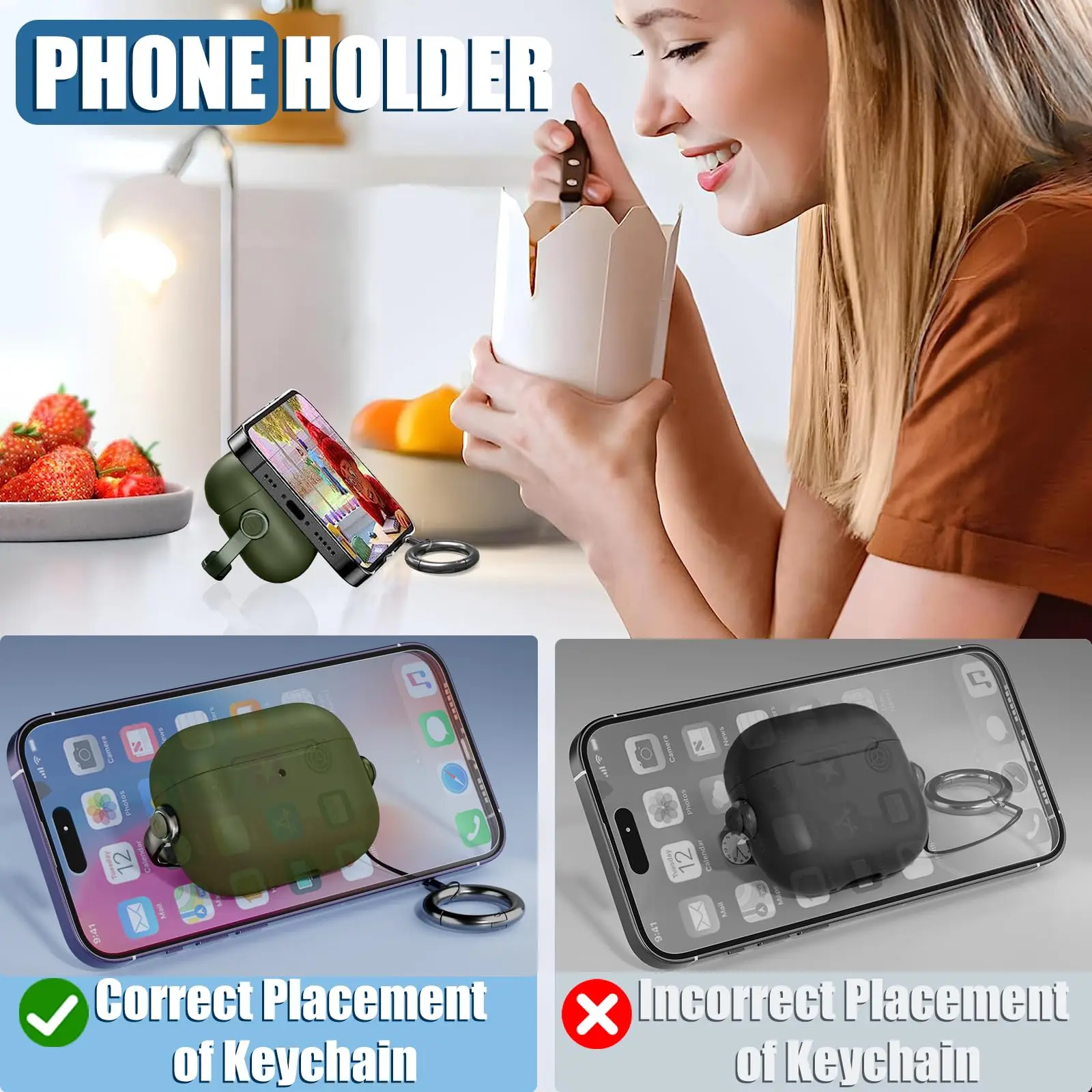 for airpods pro 3 case designer with Phone Holder air pods Wireless Bluetooth Earphone Cover for 2025 Apple AirPods Pro 3 fund