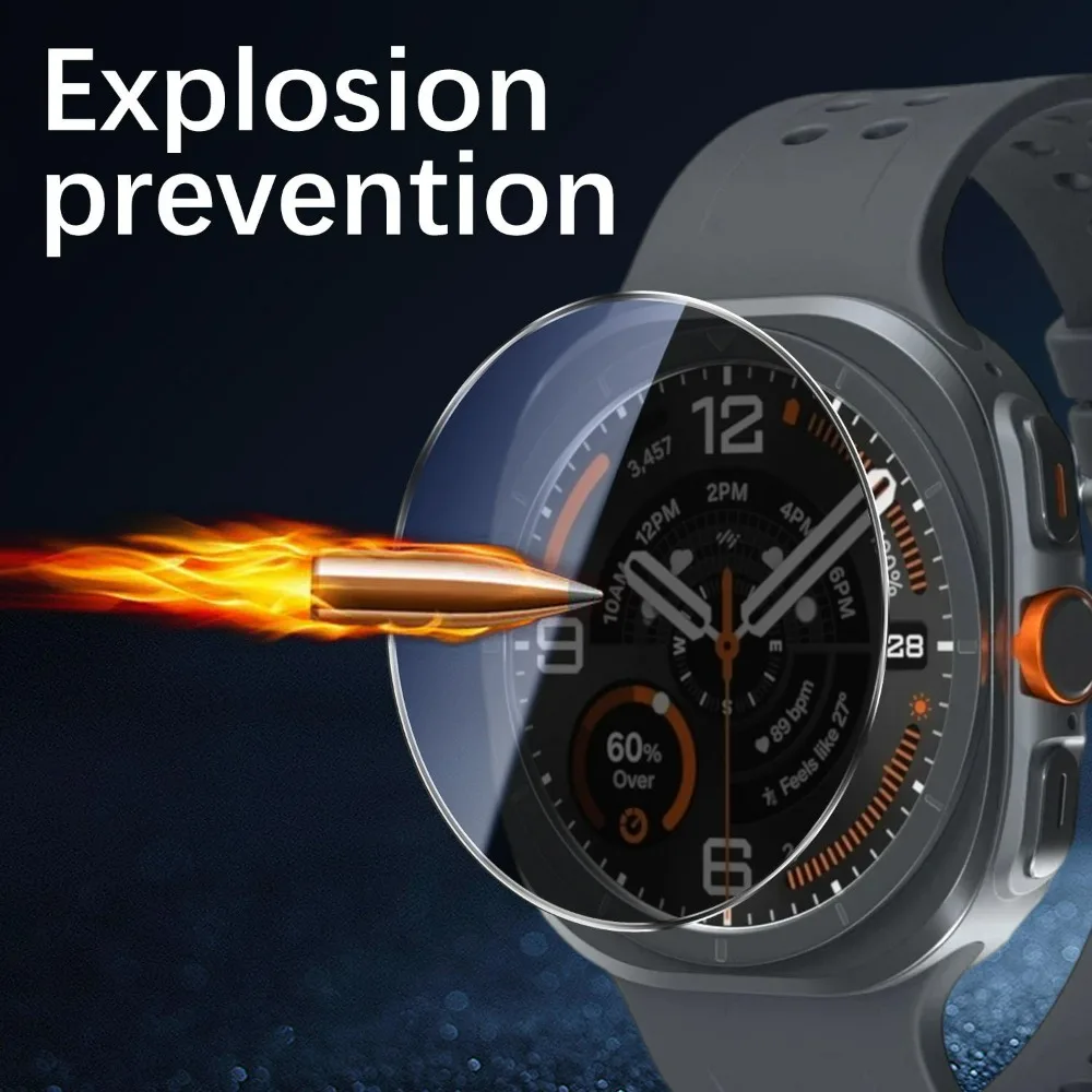 1-5Pcs Privacy Tempered Glass Screen Protectors for Samsung Watch 9 40mm 44mm HD Clear Protective Film for Samsung Watch Ultra 2