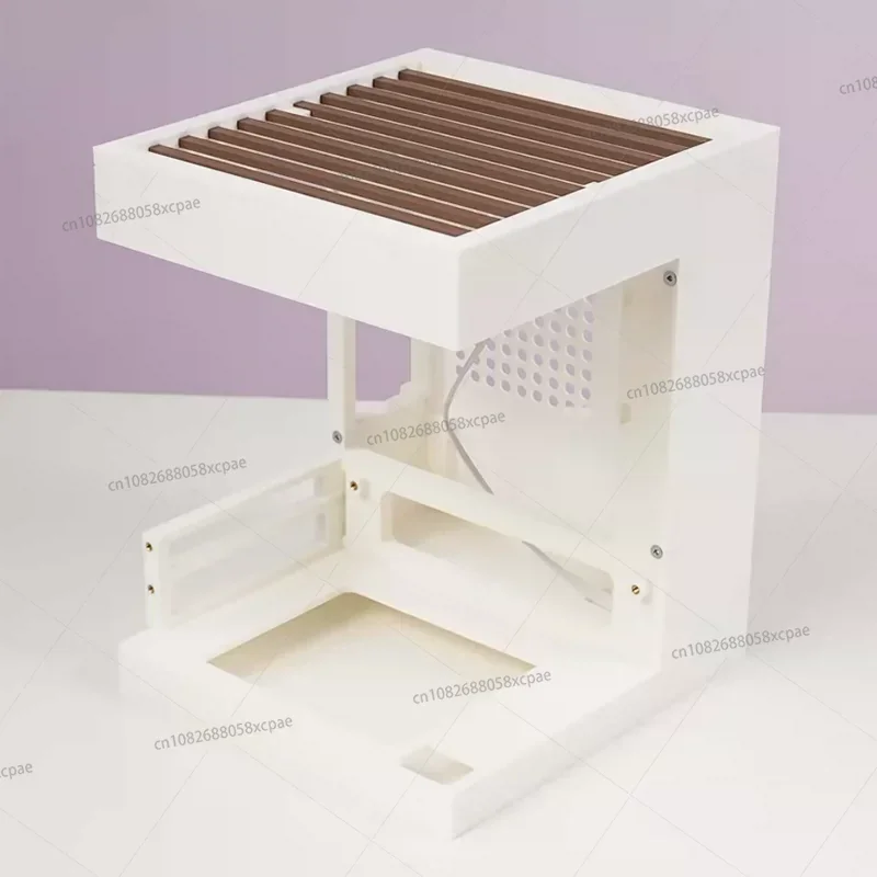 

Настольный корпус Sea View ITX (компактный) - Поддерживает материнские платы ITX и блоки питания SFX