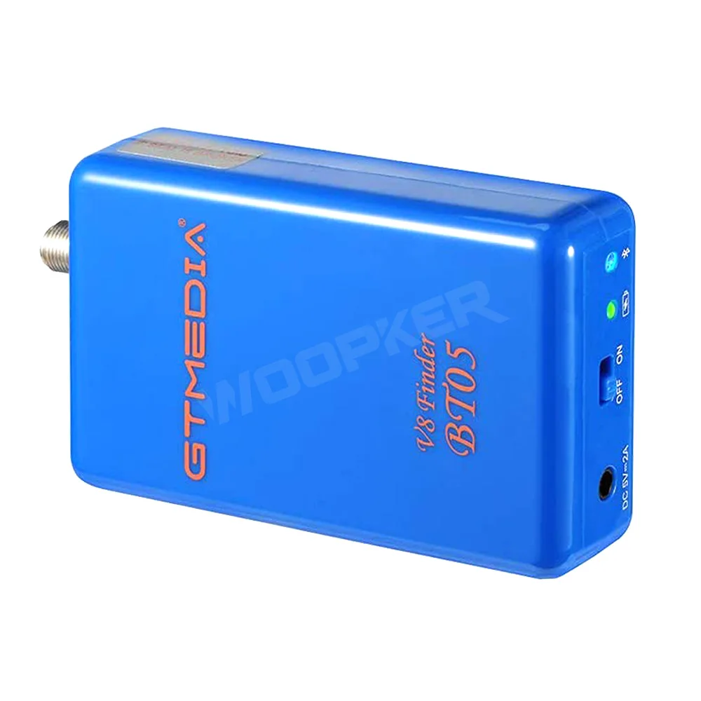 Imagem -06 - Localizador de Satélite com Bluetooth Bateria Embutida Localizador de Satélite v8 Bt05 Dvb s2 I0s Sistema Android 1080p