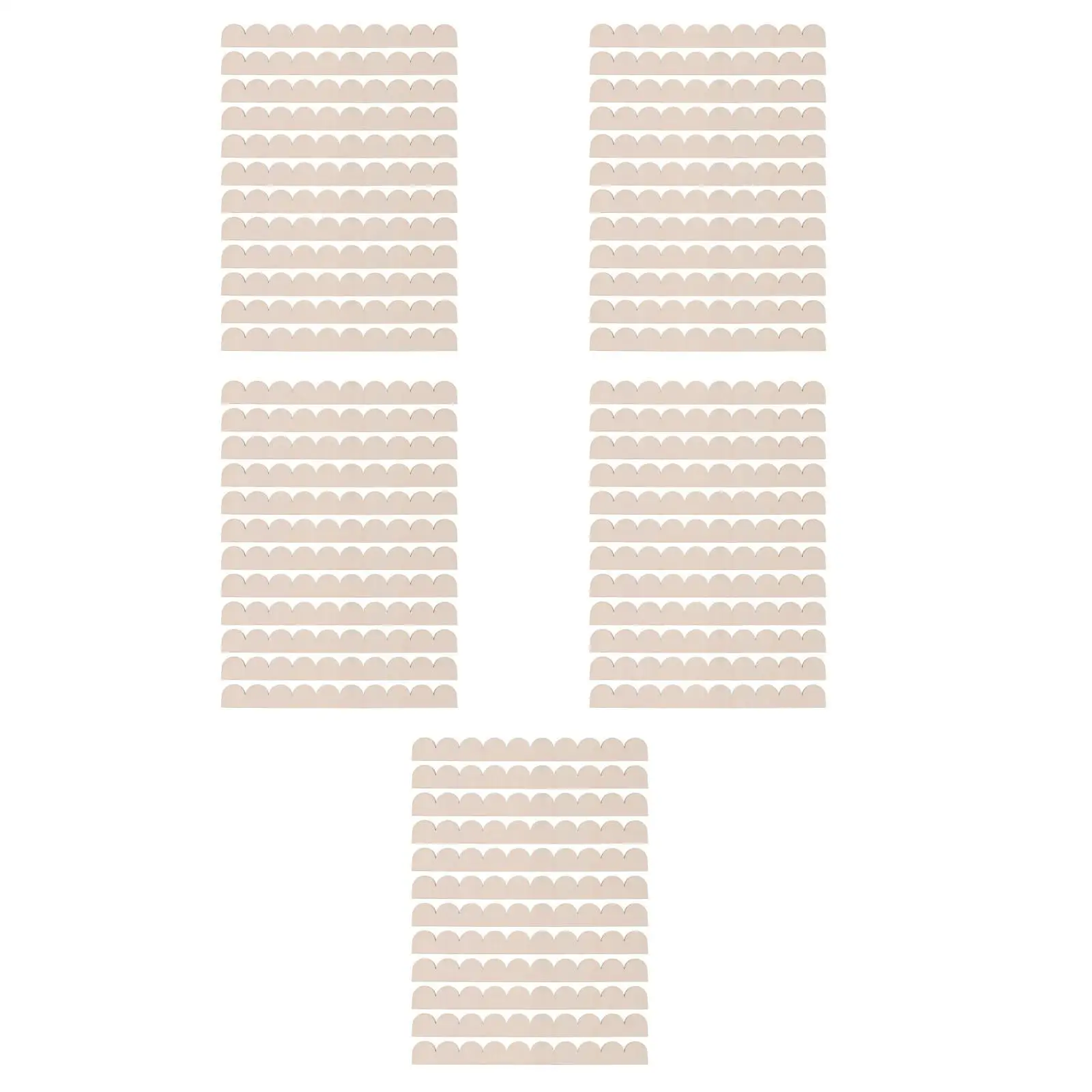 

5pcs 5 Pieces DIY Wood Moulding Craft Trim Decorative Window Frame Border Edge Shelf Door Wooden