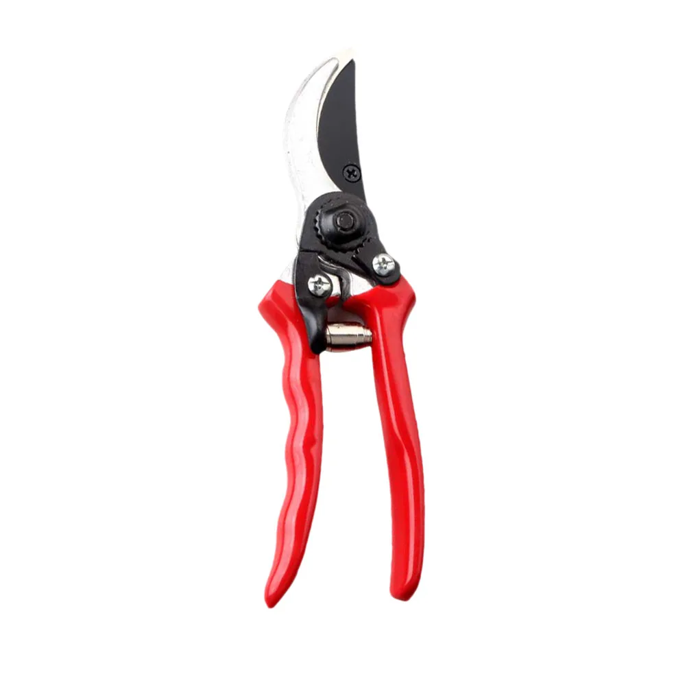 

1PC Gardening Pruning Shears Red Handle Pruning Shears Black Branch Trimmer Portable Gardening Pruning Shears for Use