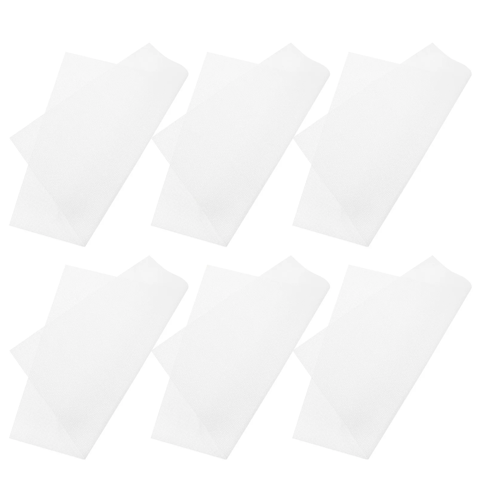 Hojas deshidratadoras reutilizables, buena permeabilidad al aire, suministros de alimentos uniformemente secos, bandejas deshidratadoras, malla secadora de frutas, 6 uds.