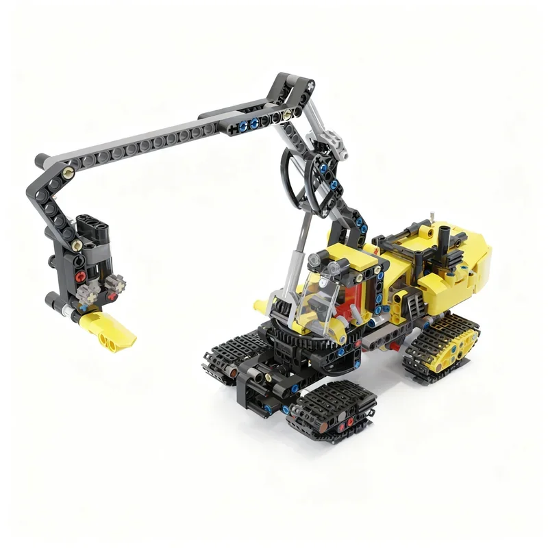 

490PCS MOC Technology MODEL FOREST HARVESTER Truck Custom Building Blocks DIY Creative Assembly Gifts Gift Birthday Home Decor