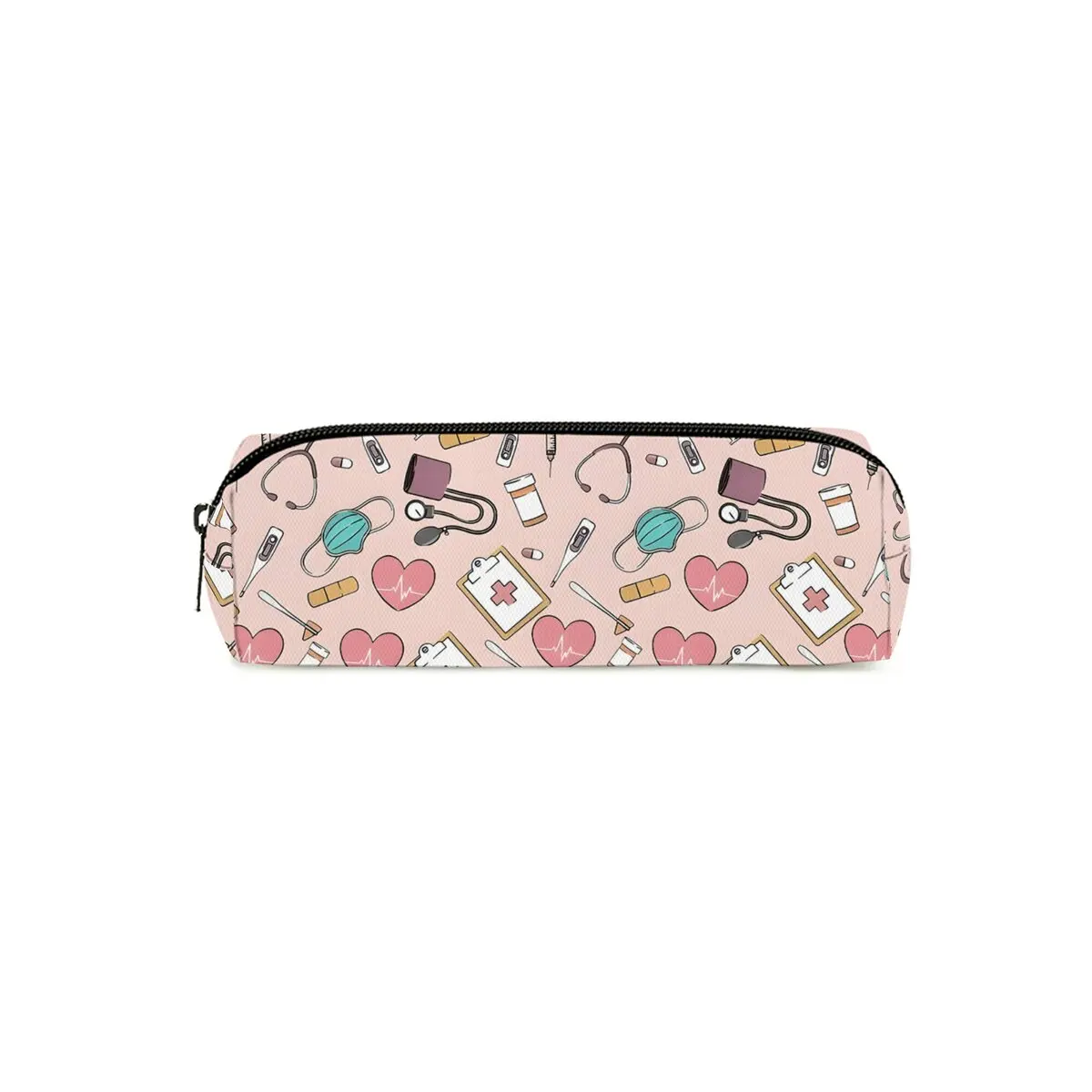Medical Care Single Layer Printed Pencil Case For Boy/Girls Best Gifts 2D Flat Cartoon School Supplies Pen Bag For Children