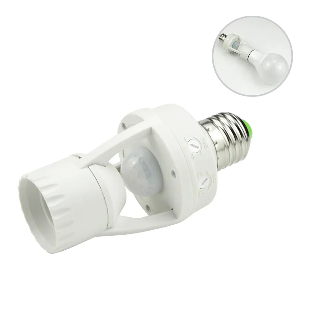 

E27 Infrared Sensor Lamp Holder Automatic Light Socket Outdoor Street Corridor Lamp Holder Light Socket