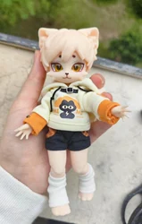 Travel cat bjd doll DIY Kawaii Japanese doll girl's doll free delivery.